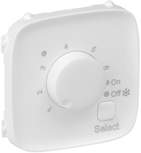 Лицевая панель Legrand Valena Allure для терморегулятора белый картинка